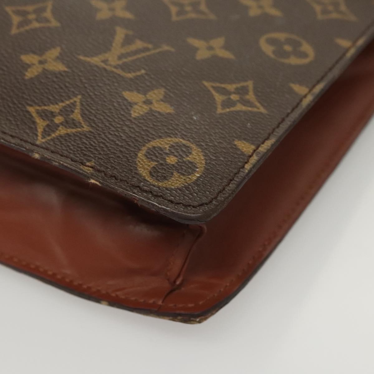 LOUIS VUITTON Monogram Porte Documents Bandouliere Bag M53338 Auth ep8745