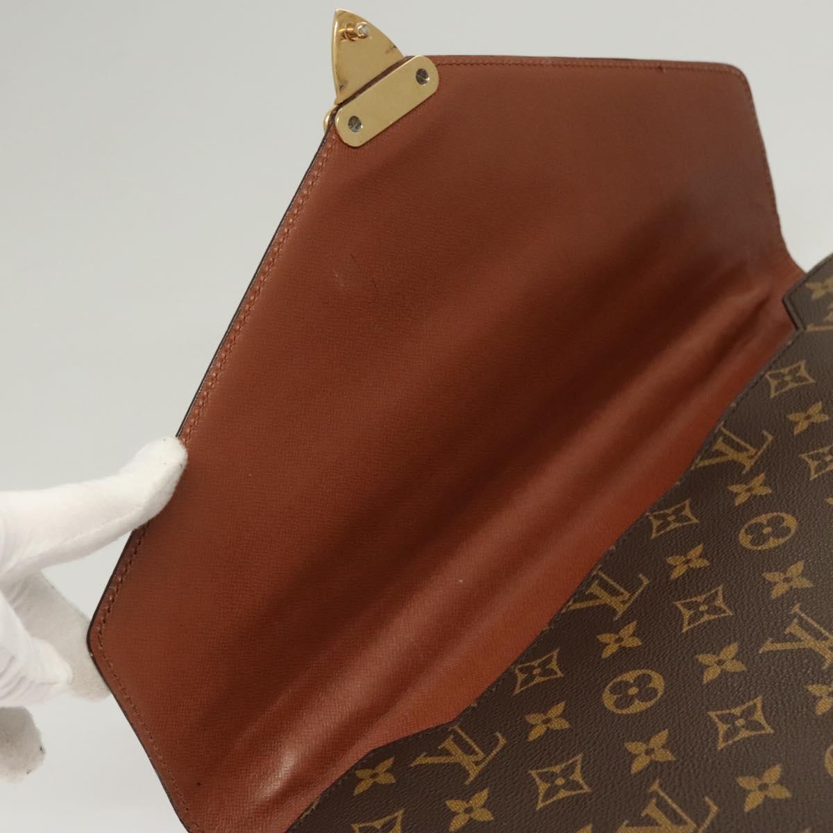 LOUIS VUITTON Monogram Porte Documents Bandouliere Bag M53338 Auth ep8745