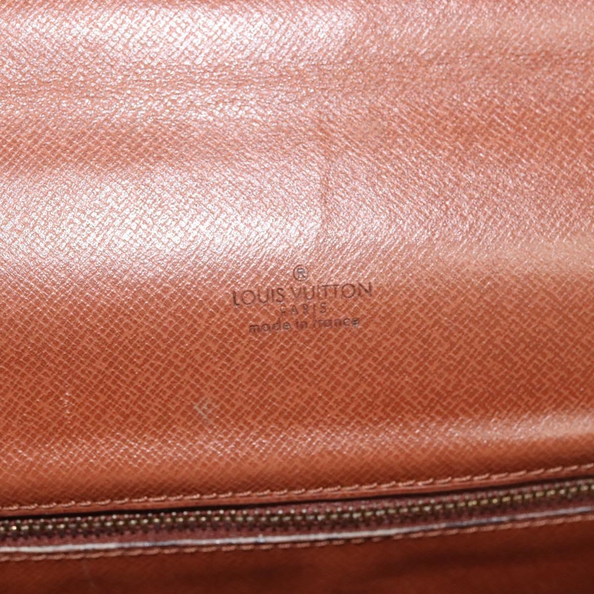 LOUIS VUITTON Monogram Porte Documents Bandouliere Bag M53338 Auth ep8745