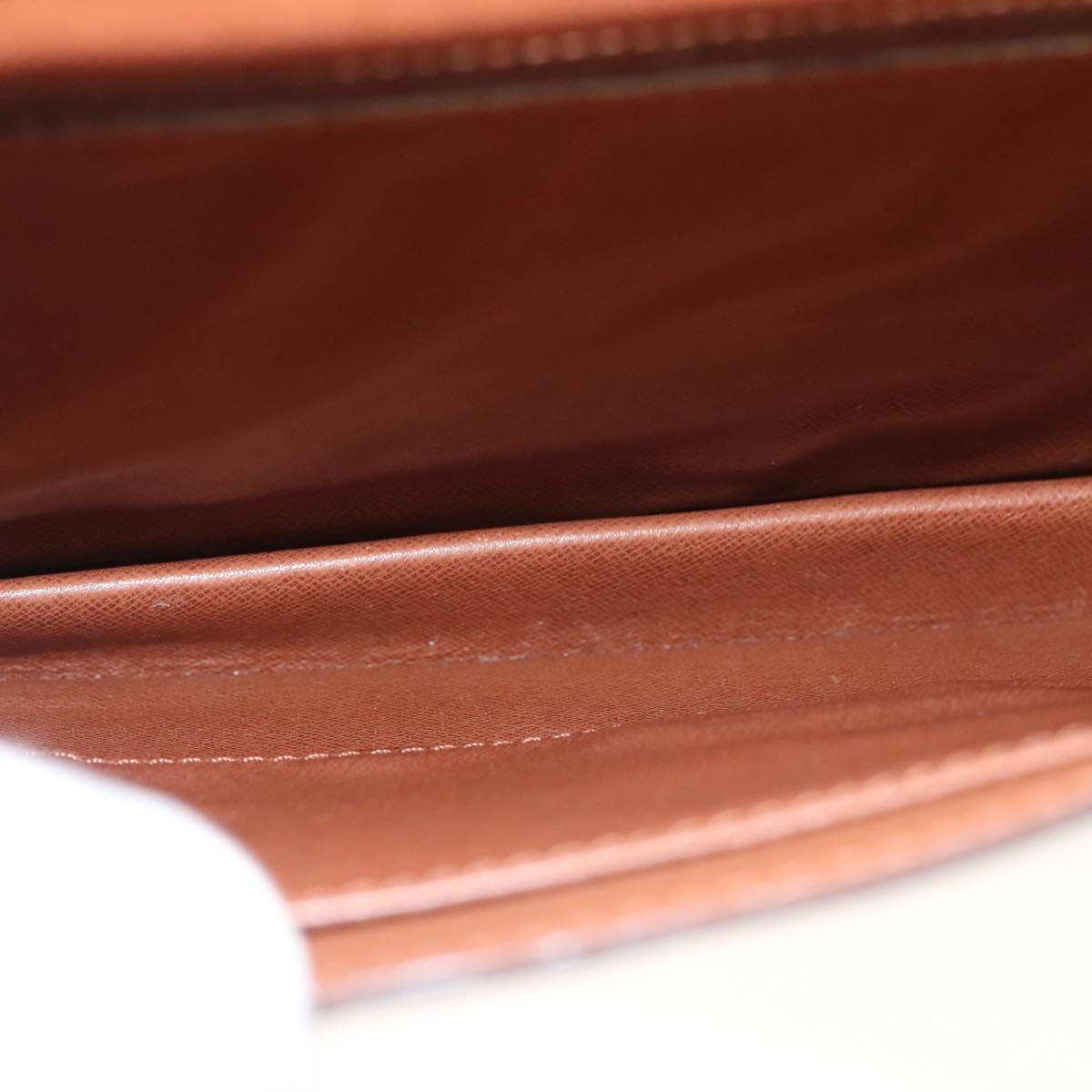 LOUIS VUITTON Monogram Porte Documents Bandouliere Bag M53338 Auth ep8745