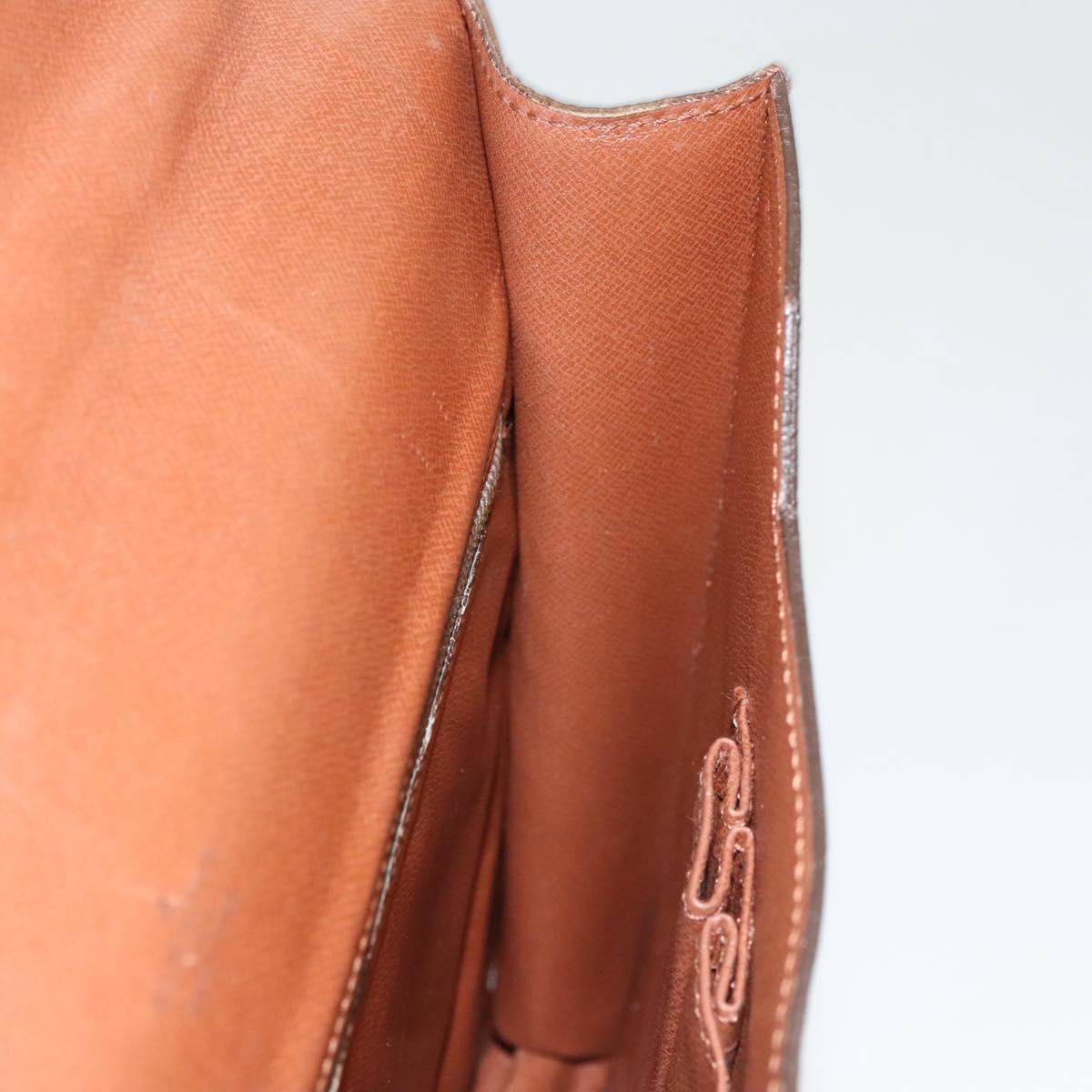 LOUIS VUITTON Monogram Porte Documents Bandouliere Bag M53338 Auth ep8745