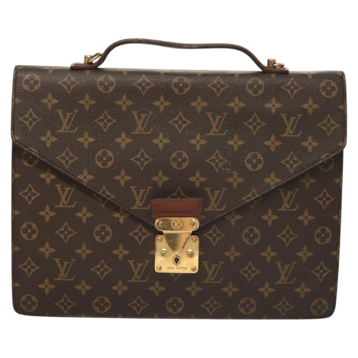 LOUIS VUITTON Monogram Porte Documents Bandouliere Bag M53338 Auth ep8745