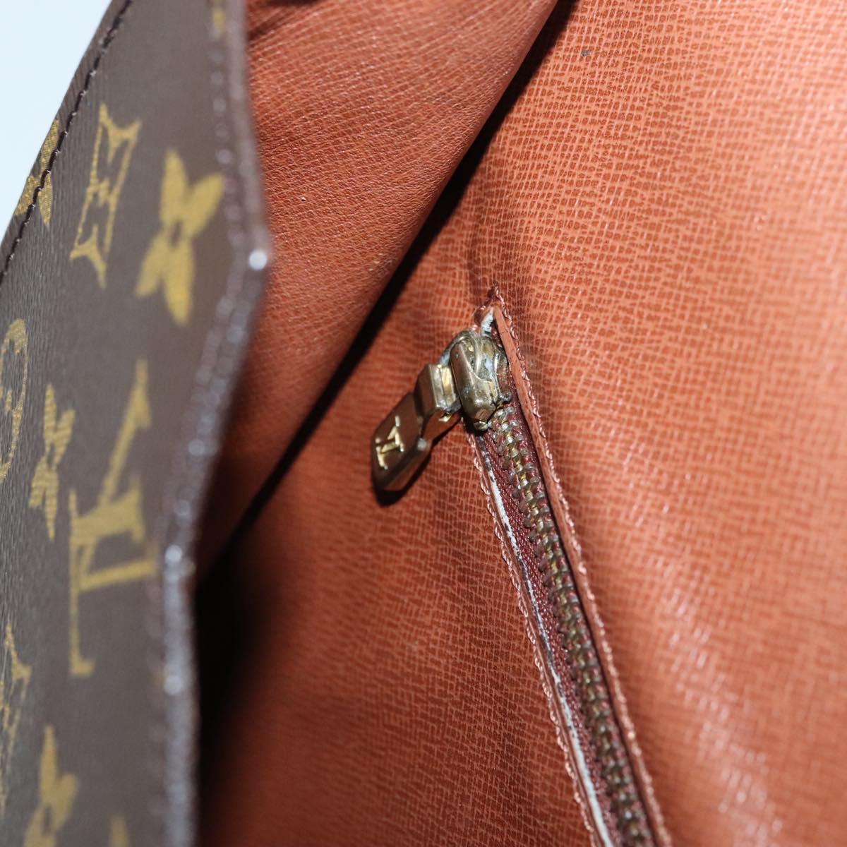 LOUIS VUITTON Monogram Porte Documents Bandouliere Bag M53338 Auth ep8745