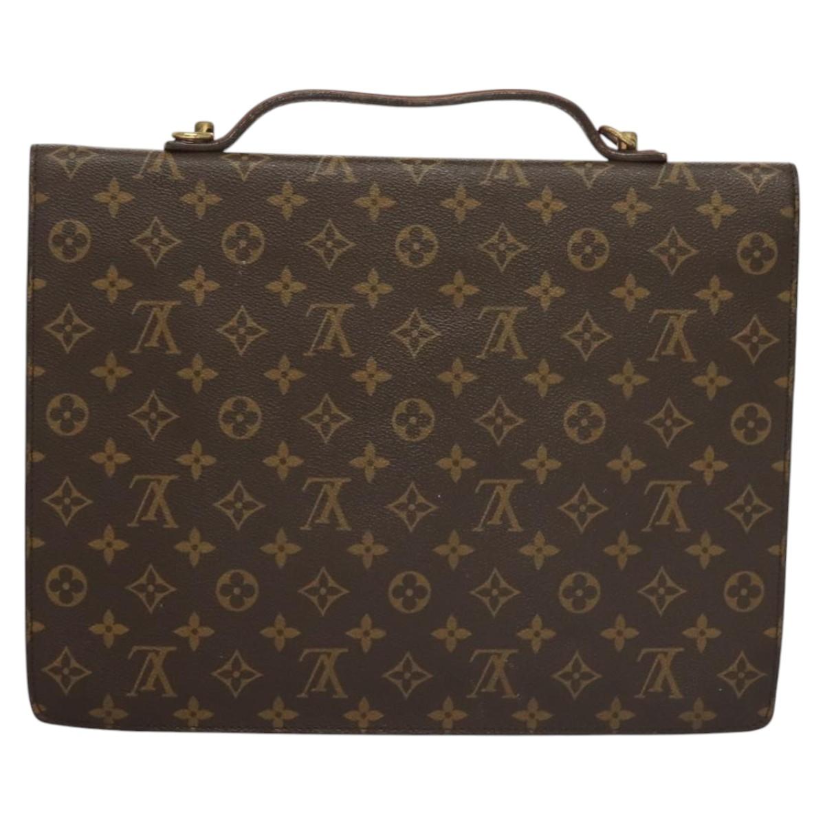 LOUIS VUITTON Monogram Porte Documents Bandouliere Bag M53338 Auth ep8745