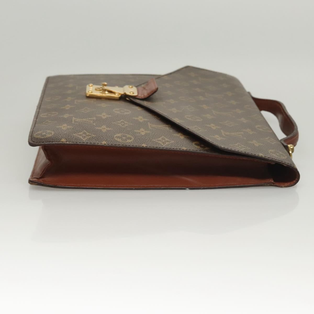 LOUIS VUITTON Monogram Porte Documents Bandouliere Bag M53338 Auth ep8745