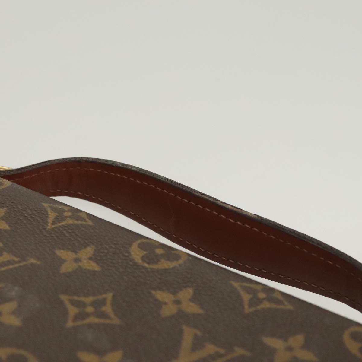 LOUIS VUITTON Monogram Porte Documents Bandouliere Bag M53338 Auth ep8745