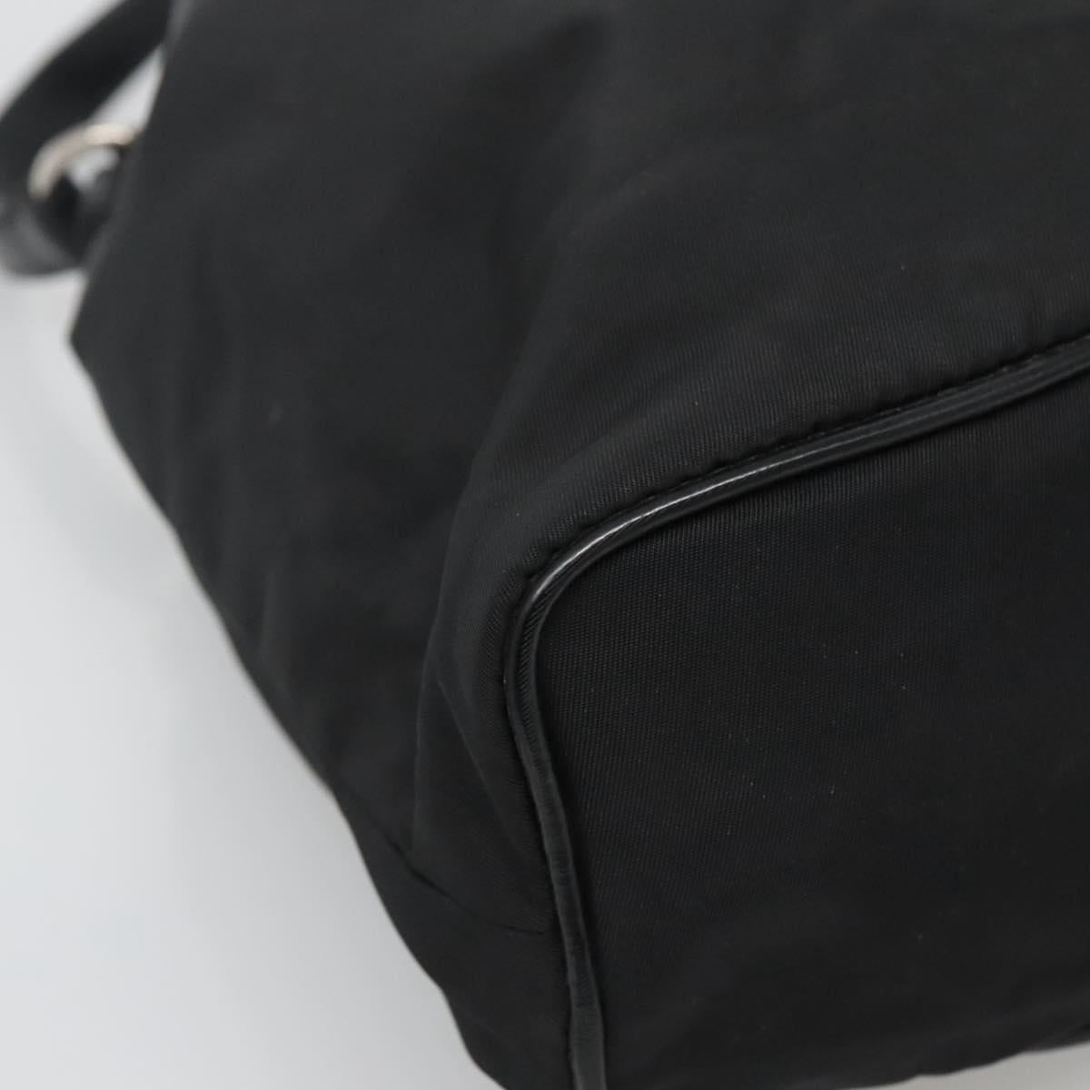 PRADA Hand Pouch Nylon Black Auth ep8754