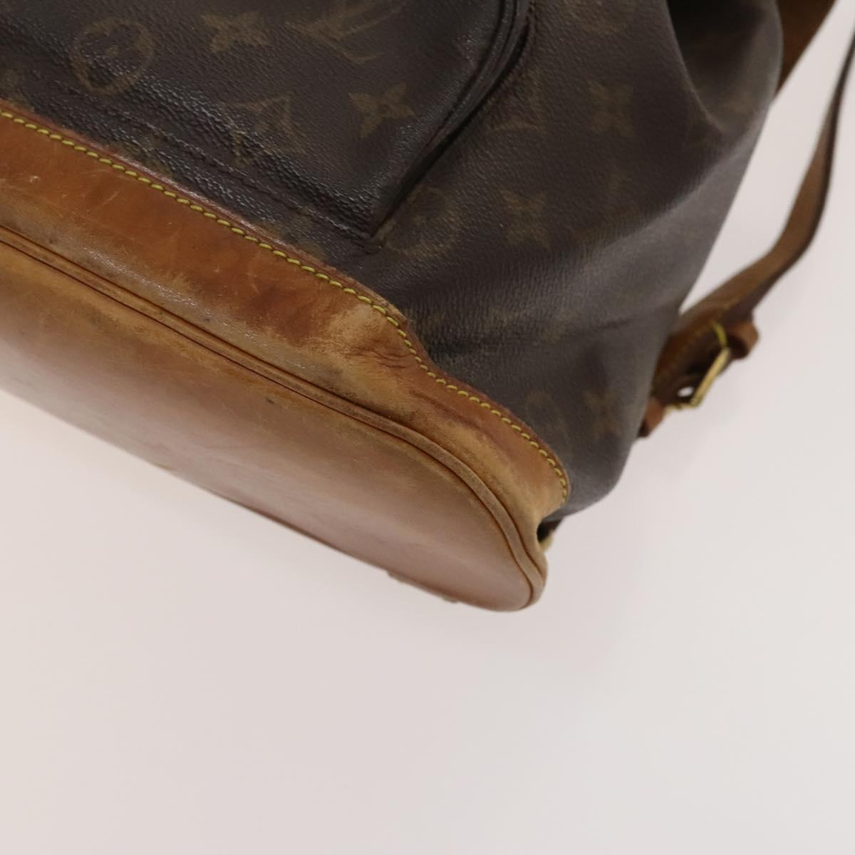 LOUIS VUITTON Monogram Montsouris MM Backpack M51136 LV Auth ep8786
