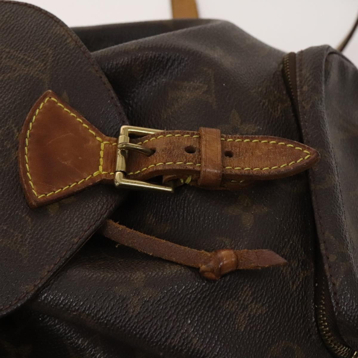 LOUIS VUITTON Monogram Montsouris MM Backpack M51136 LV Auth ep8786