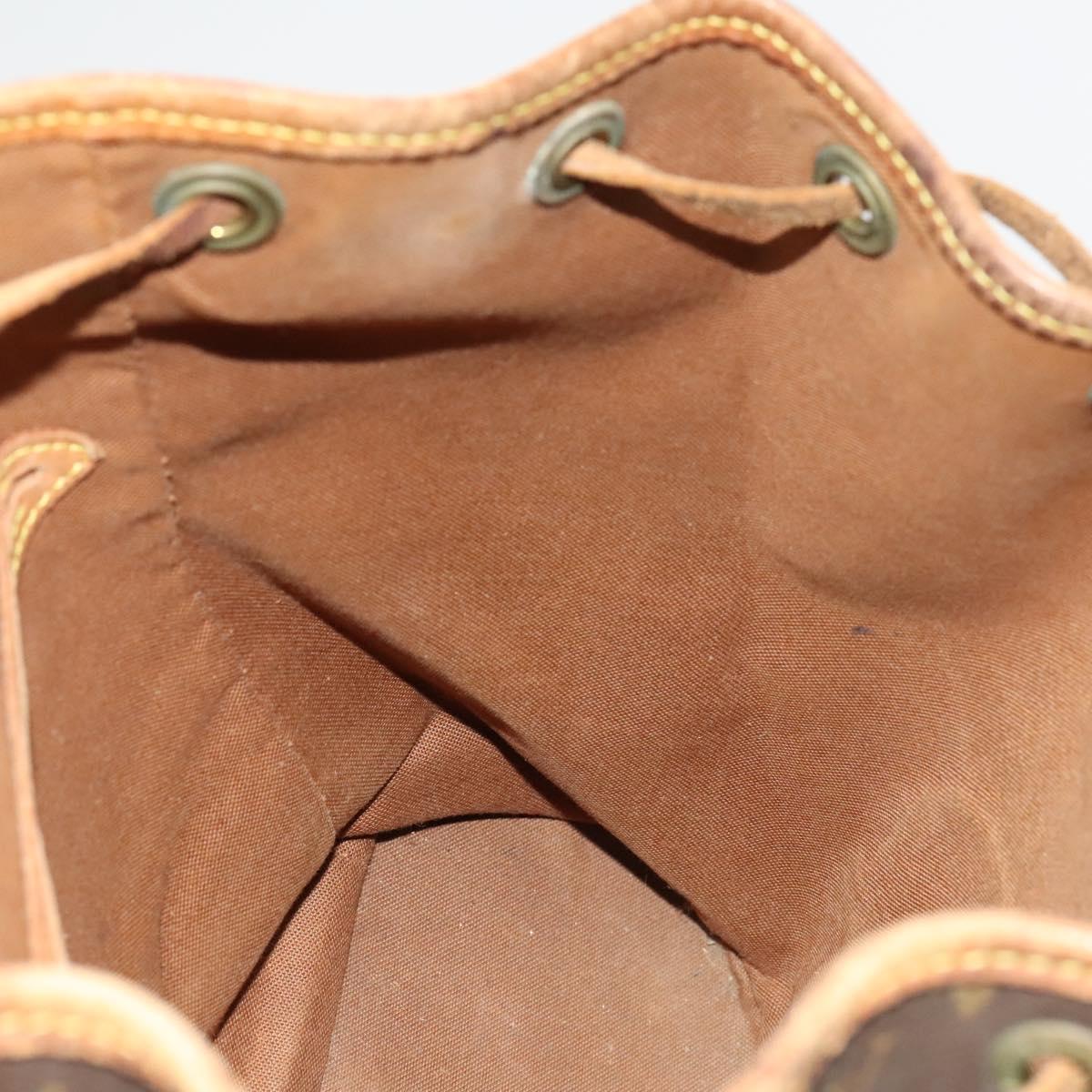 LOUIS VUITTON Monogram Montsouris MM Backpack M51136 LV Auth ep8786