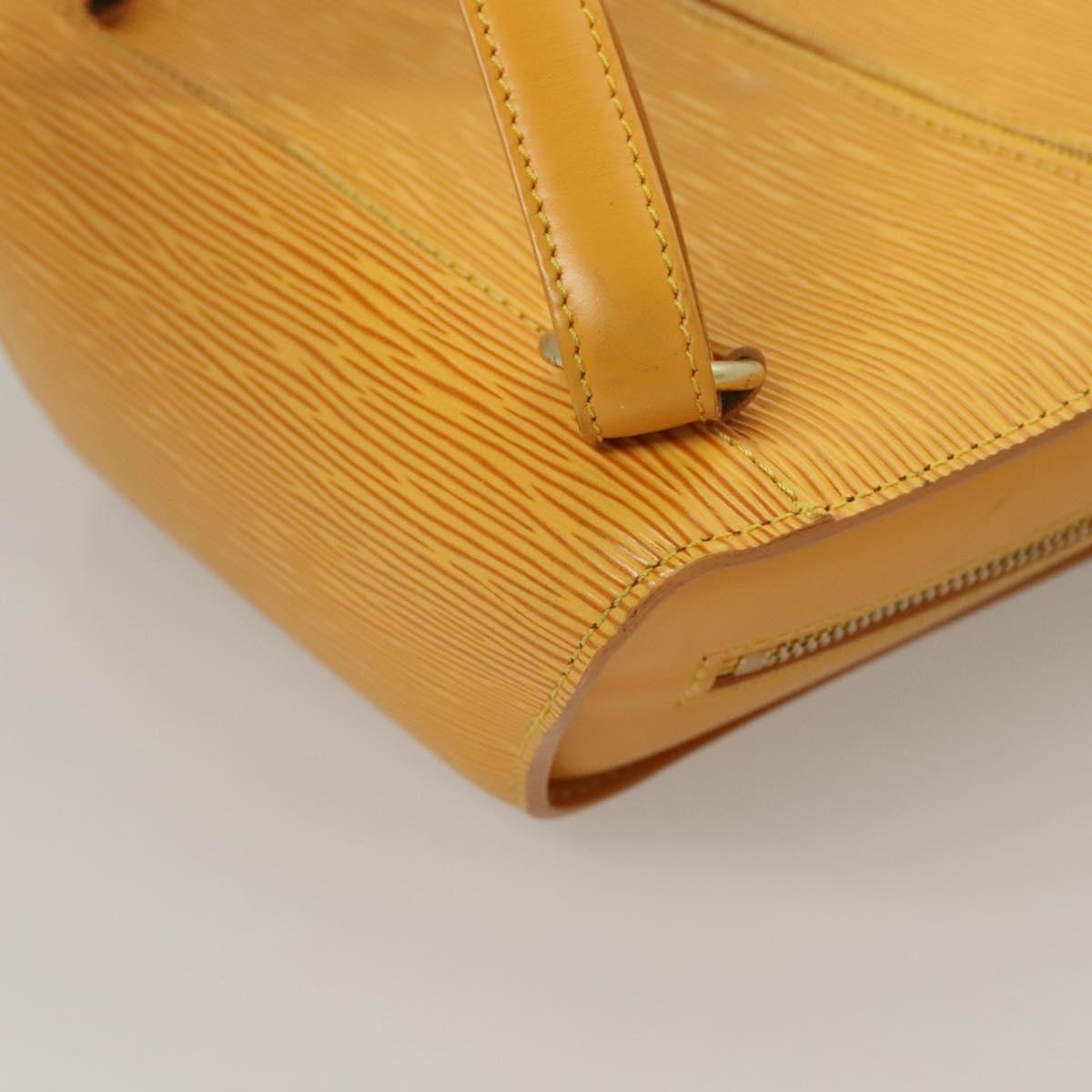 LOUIS VUITTON Epi Mabillon Backpack Yellow M52239 LV Auth ep8801