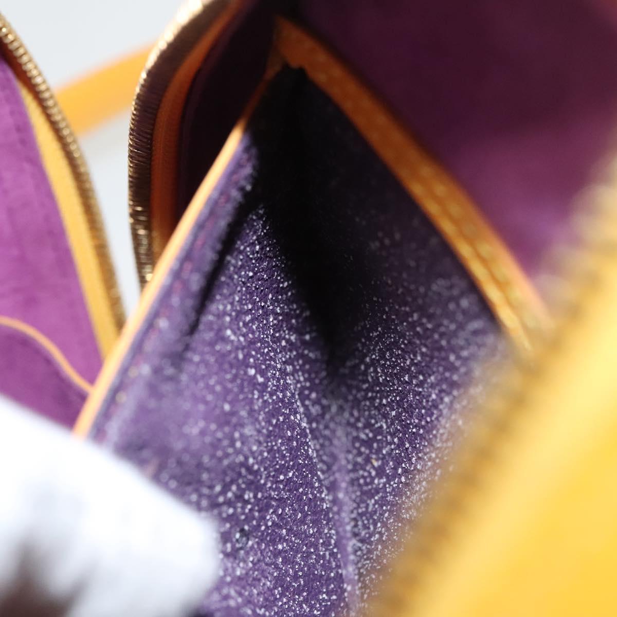 LOUIS VUITTON Epi Mabillon Backpack Yellow M52239 LV Auth ep8801