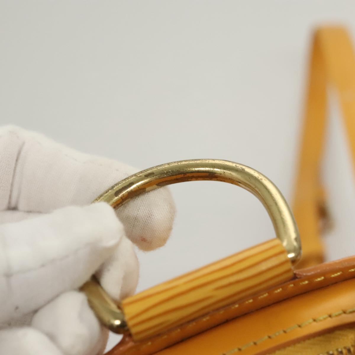 LOUIS VUITTON Epi Mabillon Backpack Yellow M52239 LV Auth ep8801