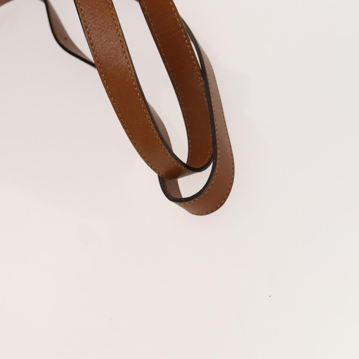 GUCCI Bamboo Backpack Leather Brown Gold 003 1956 0030 Auth ep8855