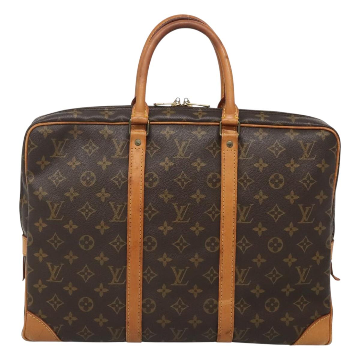 LOUIS VUITTON Monogram Porte Documents Voyage Business Bag M52005 LV Auth ep8861