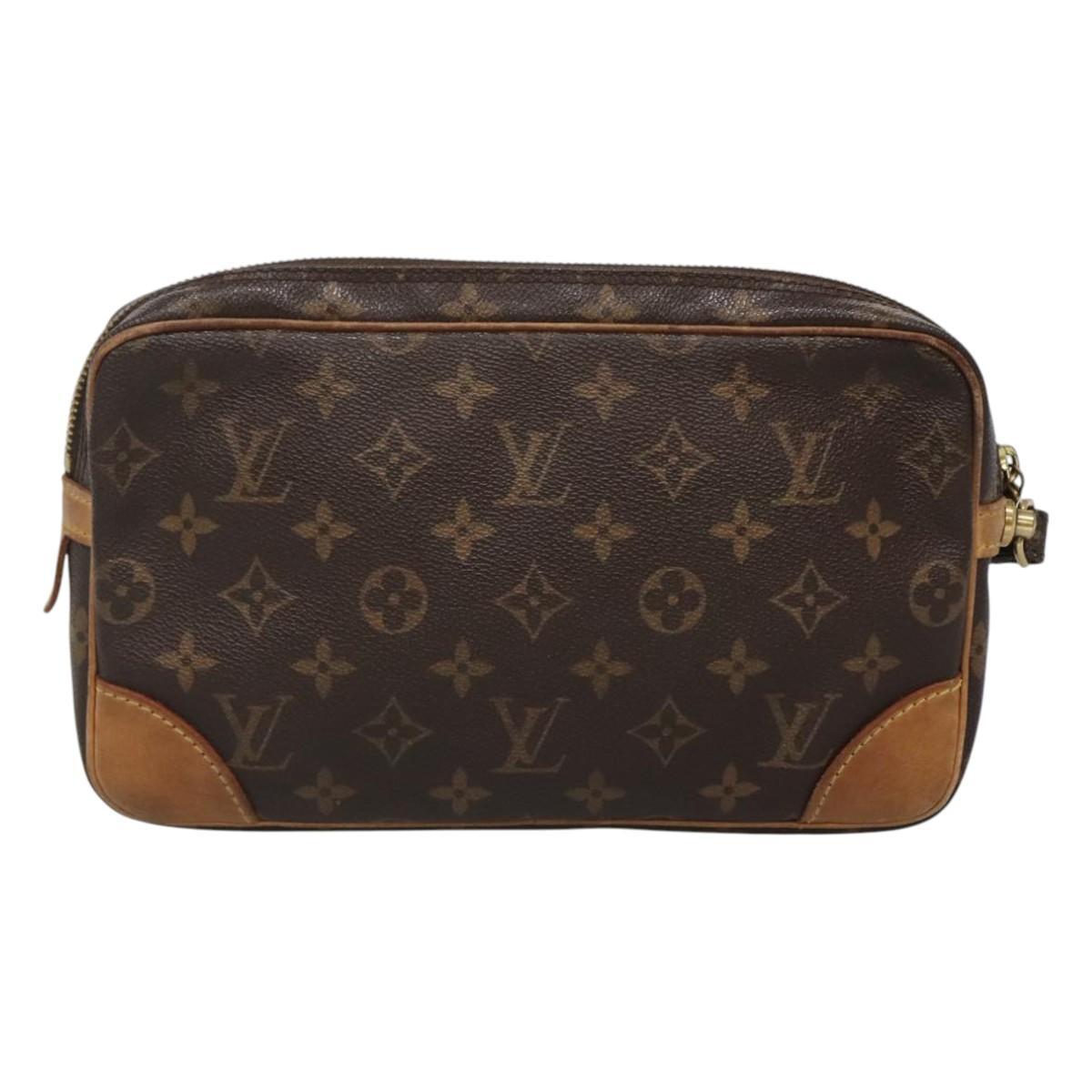 LOUIS VUITTON Monogram Marly Dragonne GM Clutch Bag M51825 LV Auth ep8907