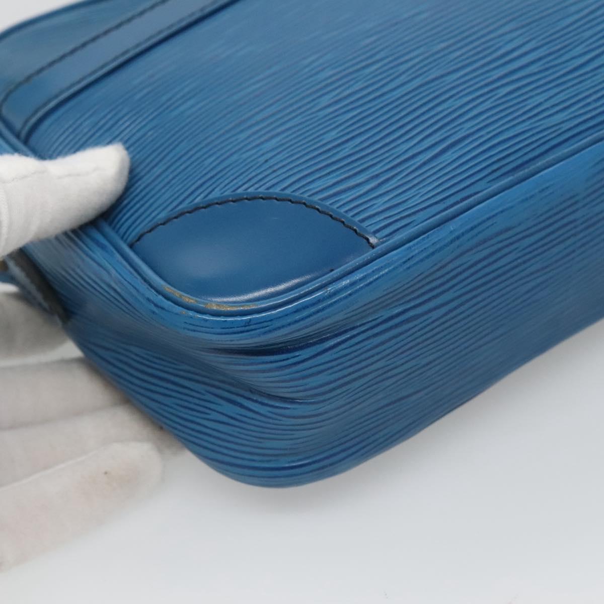 LOUIS VUITTON Epi Trocadero 23 Shoulder Bag Blue M52305 LV Auth ep9014