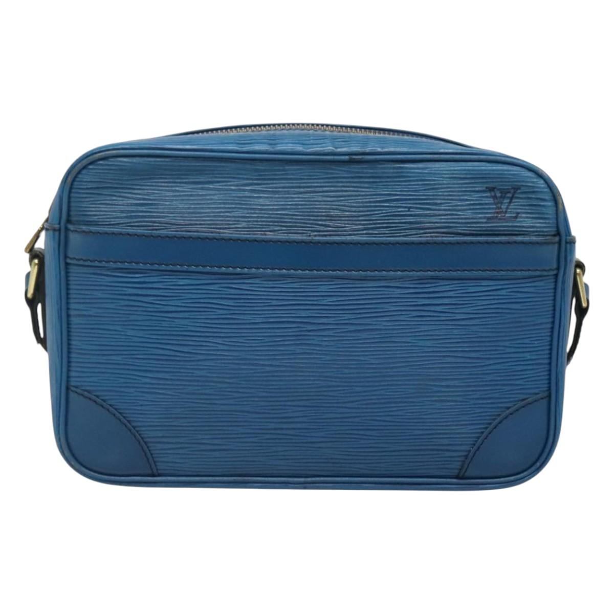 LOUIS VUITTON Epi Trocadero 23 Shoulder Bag Blue M52305 LV Auth ep9014