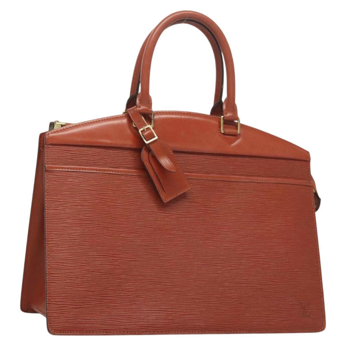 LOUIS VUITTON Epi Riviera Hand Bag Brown M48183 LV Auth ep9079