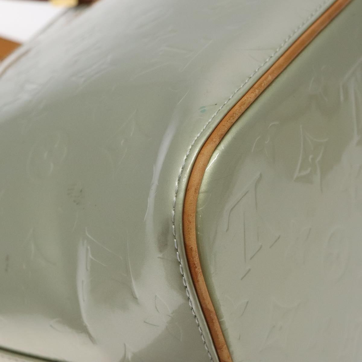 LOUIS VUITTON Monogram Vernis Houston Hand Bag Gris M91053 LV Auth ep9212