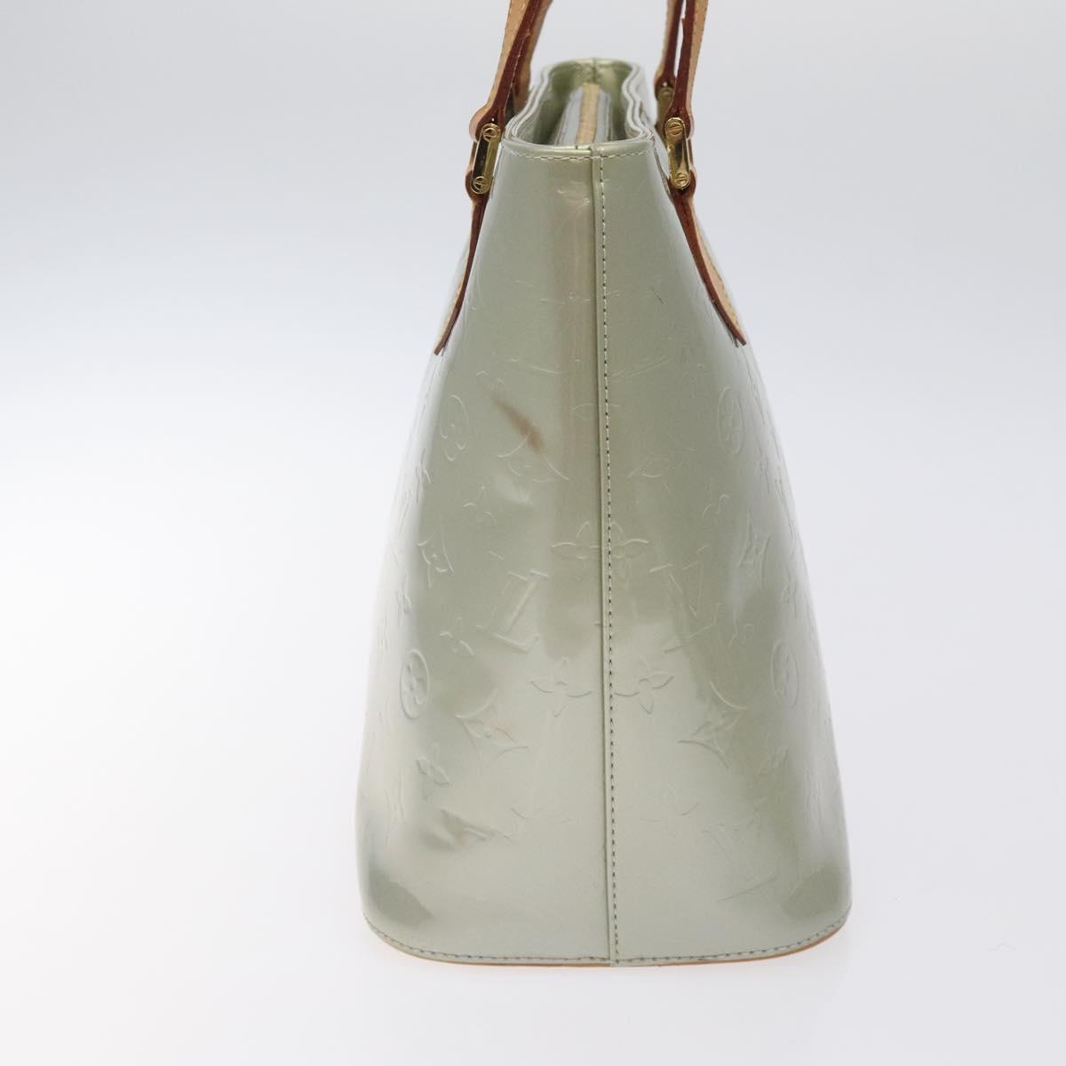 LOUIS VUITTON Monogram Vernis Houston Hand Bag Gris M91053 LV Auth ep9212