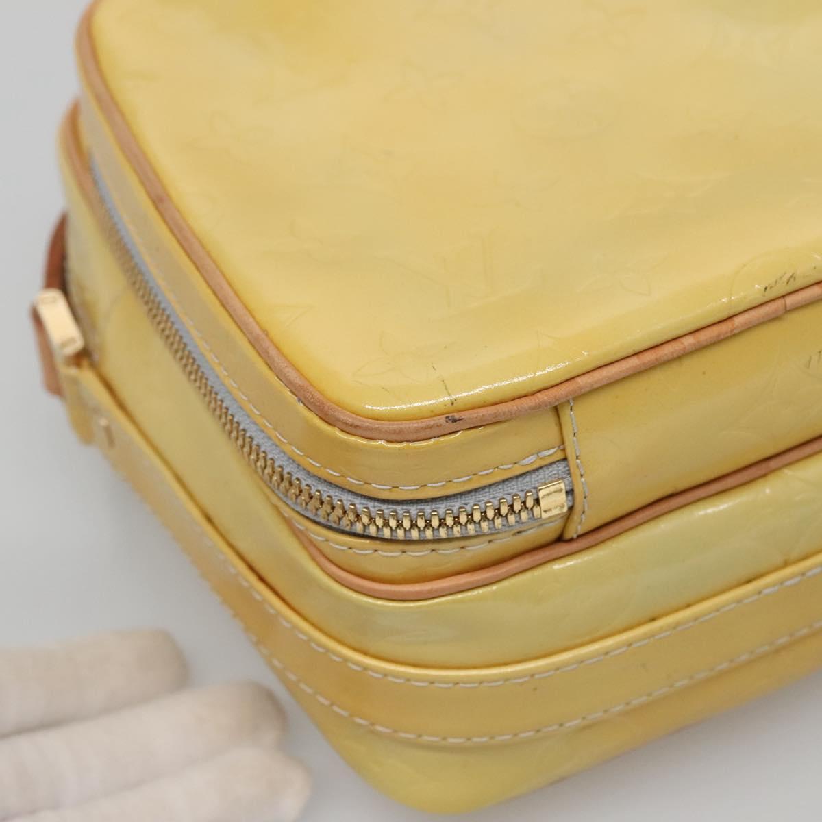 LOUIS VUITTON Monogram Vernis Wooster Shoulder Bag Gris M91036 LV Auth ep9271