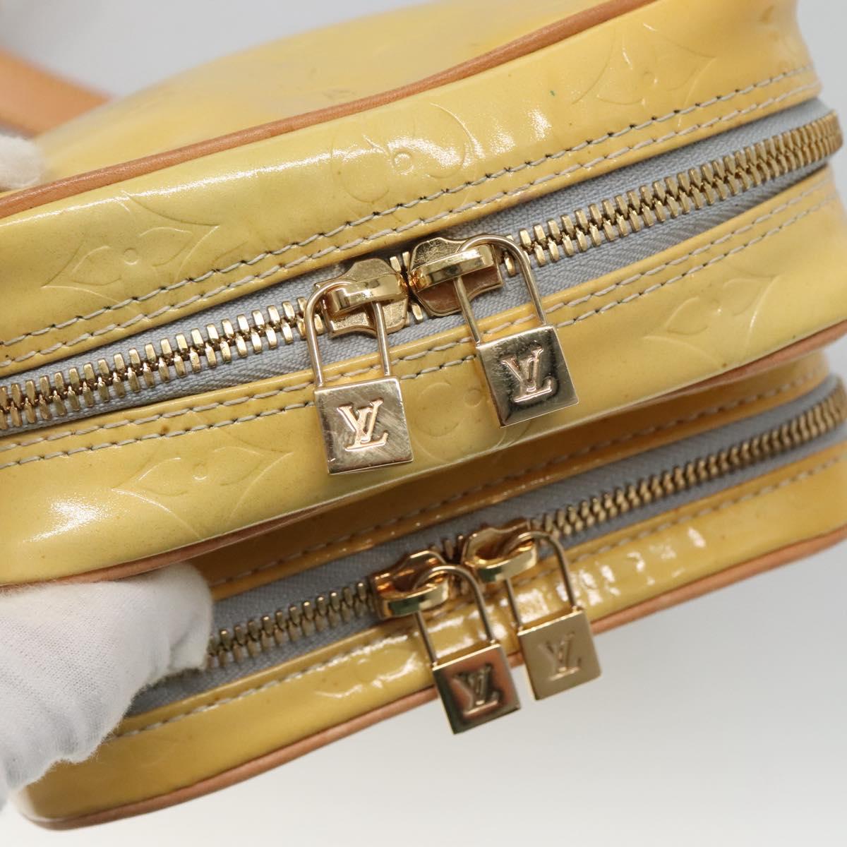 LOUIS VUITTON Monogram Vernis Wooster Shoulder Bag Gris M91036 LV Auth ep9271