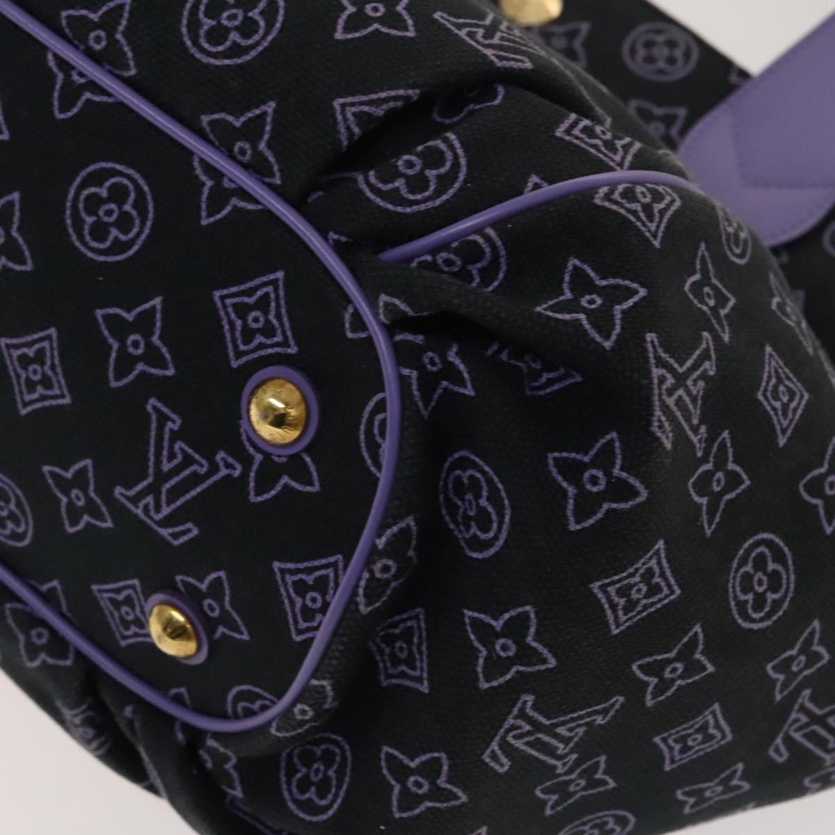 LOUIS VUITTON Beach line Cabas Ipanema PM Bag Canvas Purple M95983 Auth ep9291