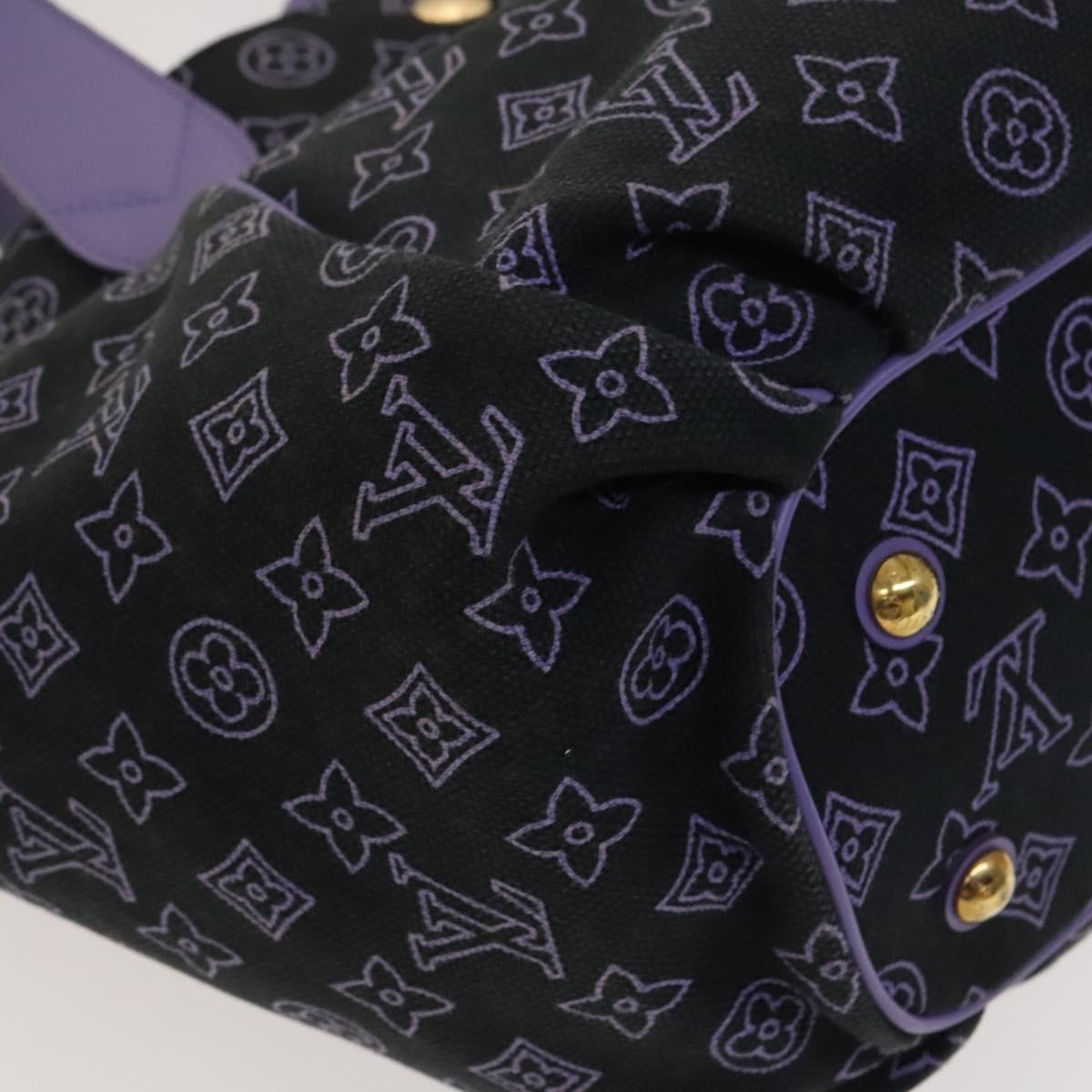 LOUIS VUITTON Beach line Cabas Ipanema PM Bag Canvas Purple M95983 Auth ep9291
