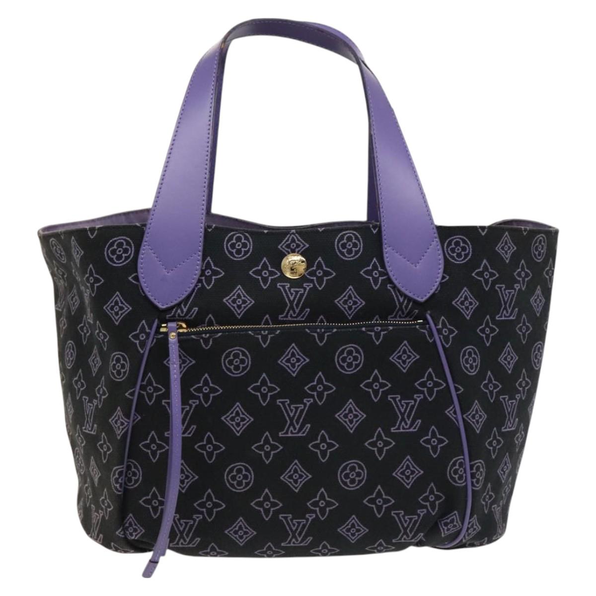 LOUIS VUITTON Beach line Cabas Ipanema PM Bag Canvas Purple M95983 Auth ep9291