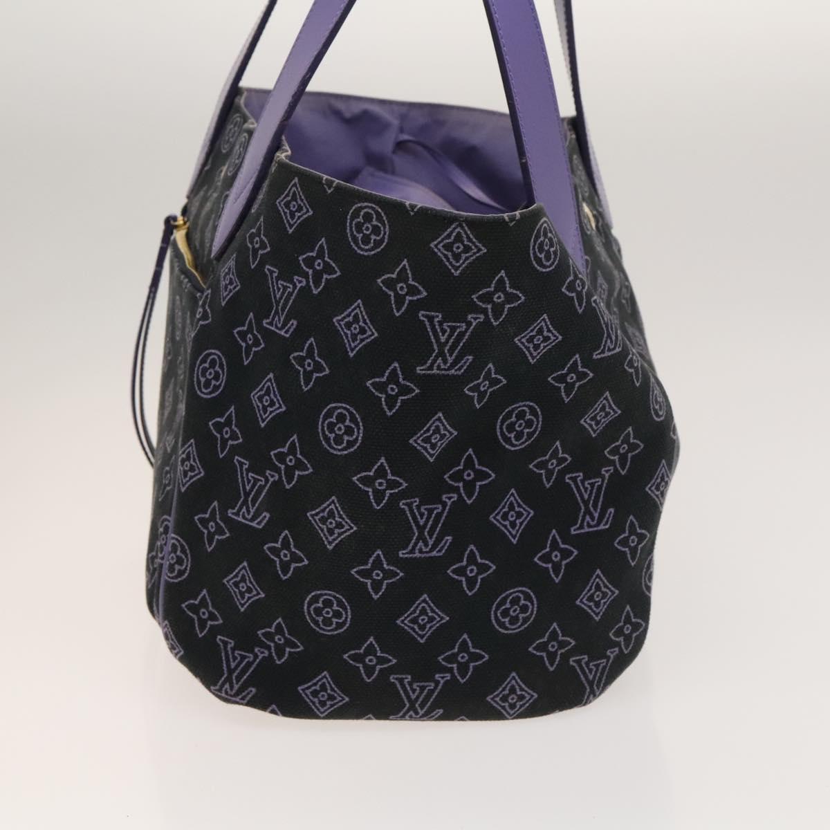 LOUIS VUITTON Beach line Cabas Ipanema PM Bag Canvas Purple M95983 Auth ep9291