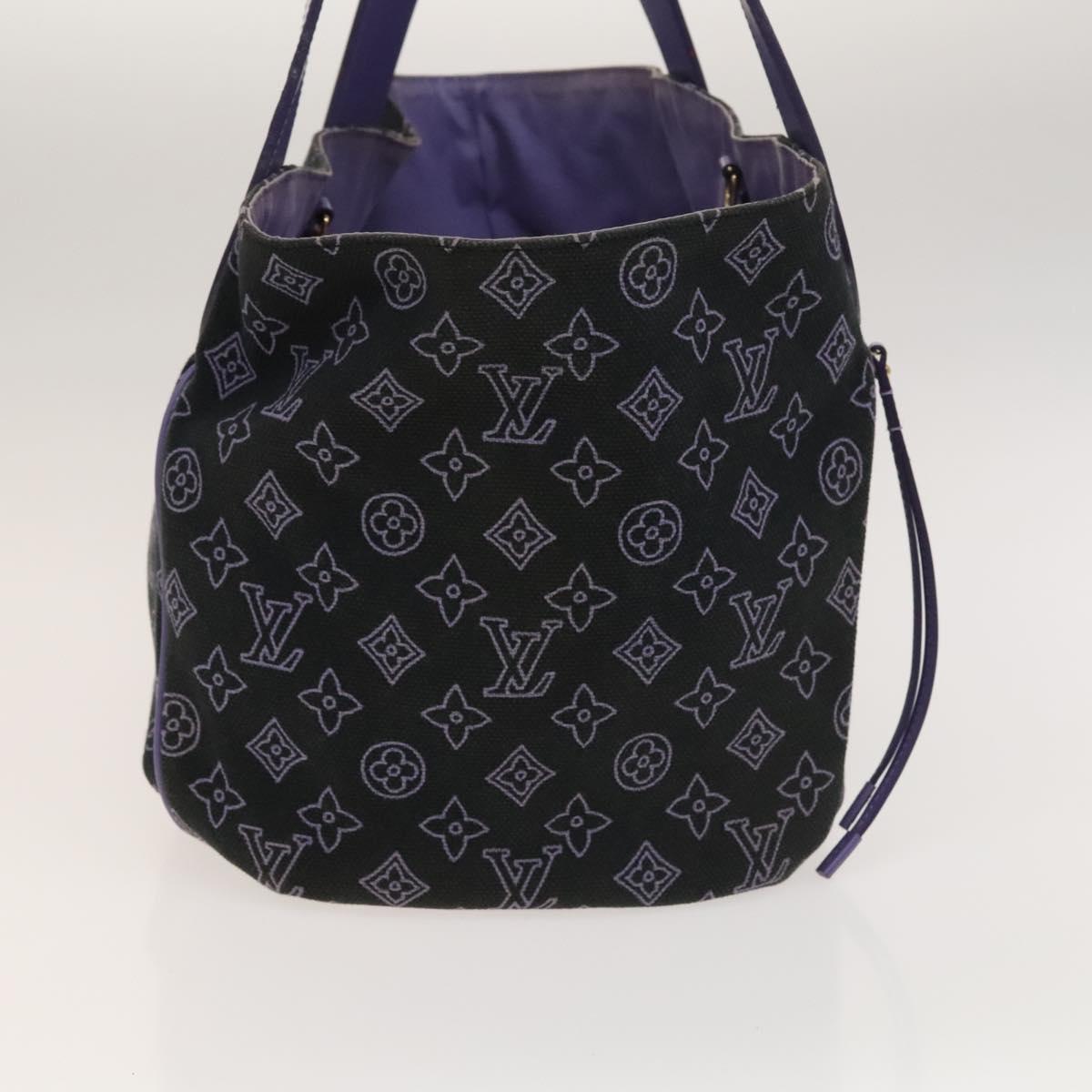 LOUIS VUITTON Beach line Cabas Ipanema PM Bag Canvas Purple M95983 Auth ep9291