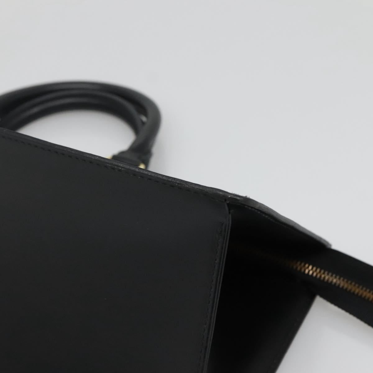 LOUIS VUITTON Epi Sac Triangle Hand Bag Black M52092 LV Auth ep9313