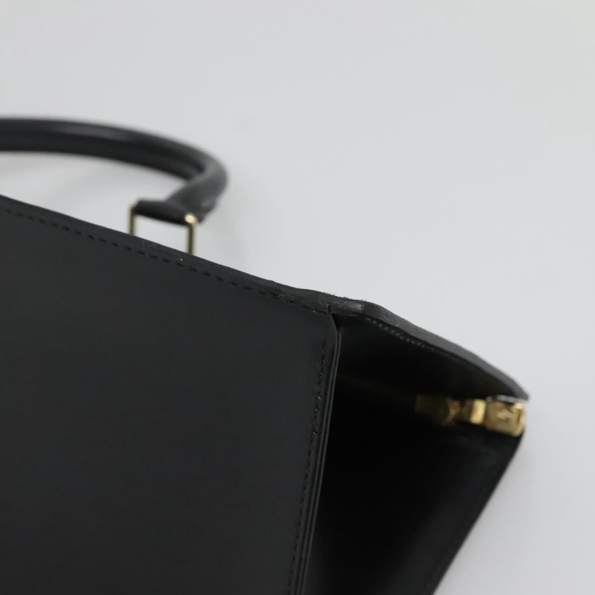 LOUIS VUITTON Epi Sac Triangle Hand Bag Black M52092 LV Auth ep9313