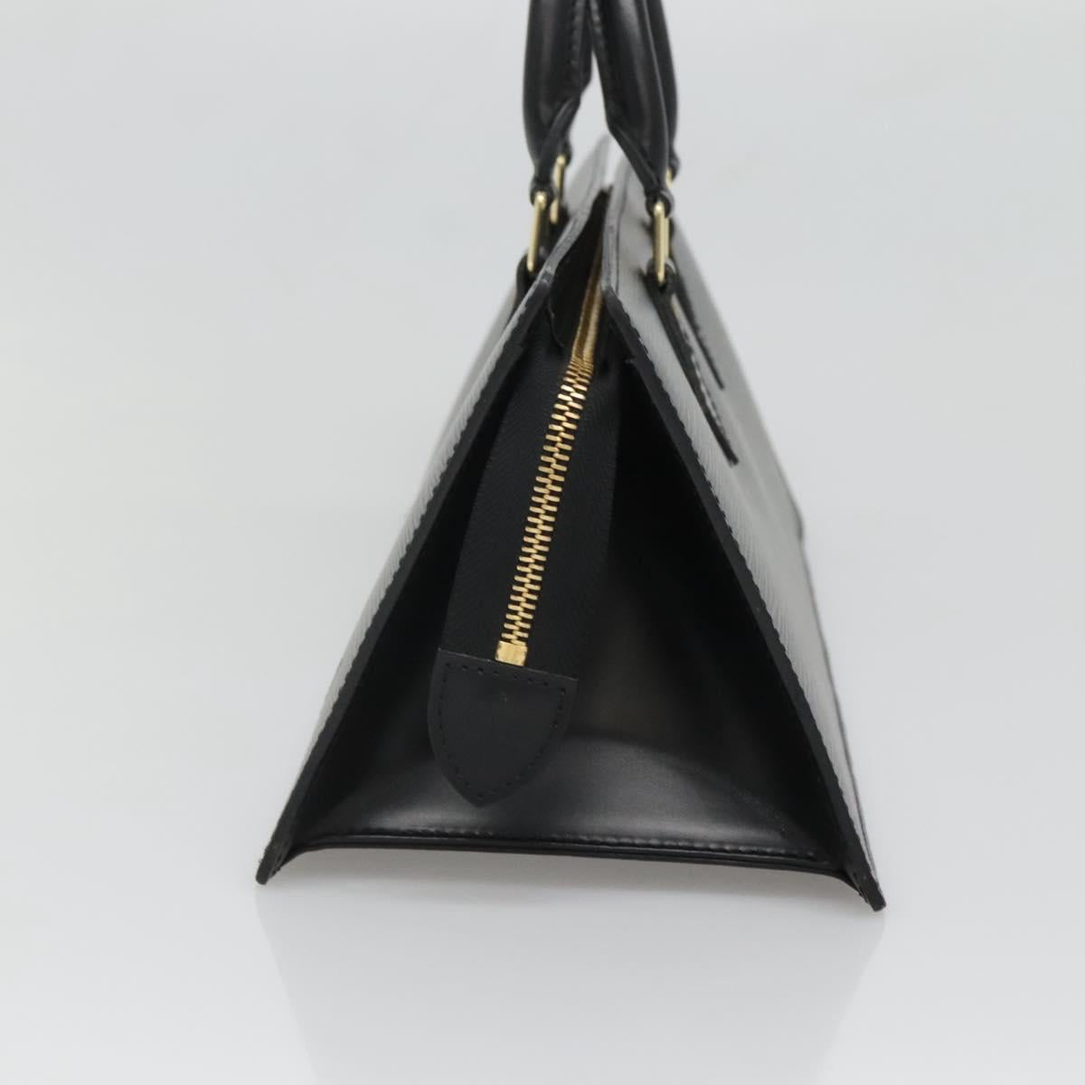 LOUIS VUITTON Epi Sac Triangle Hand Bag Black M52092 LV Auth ep9313