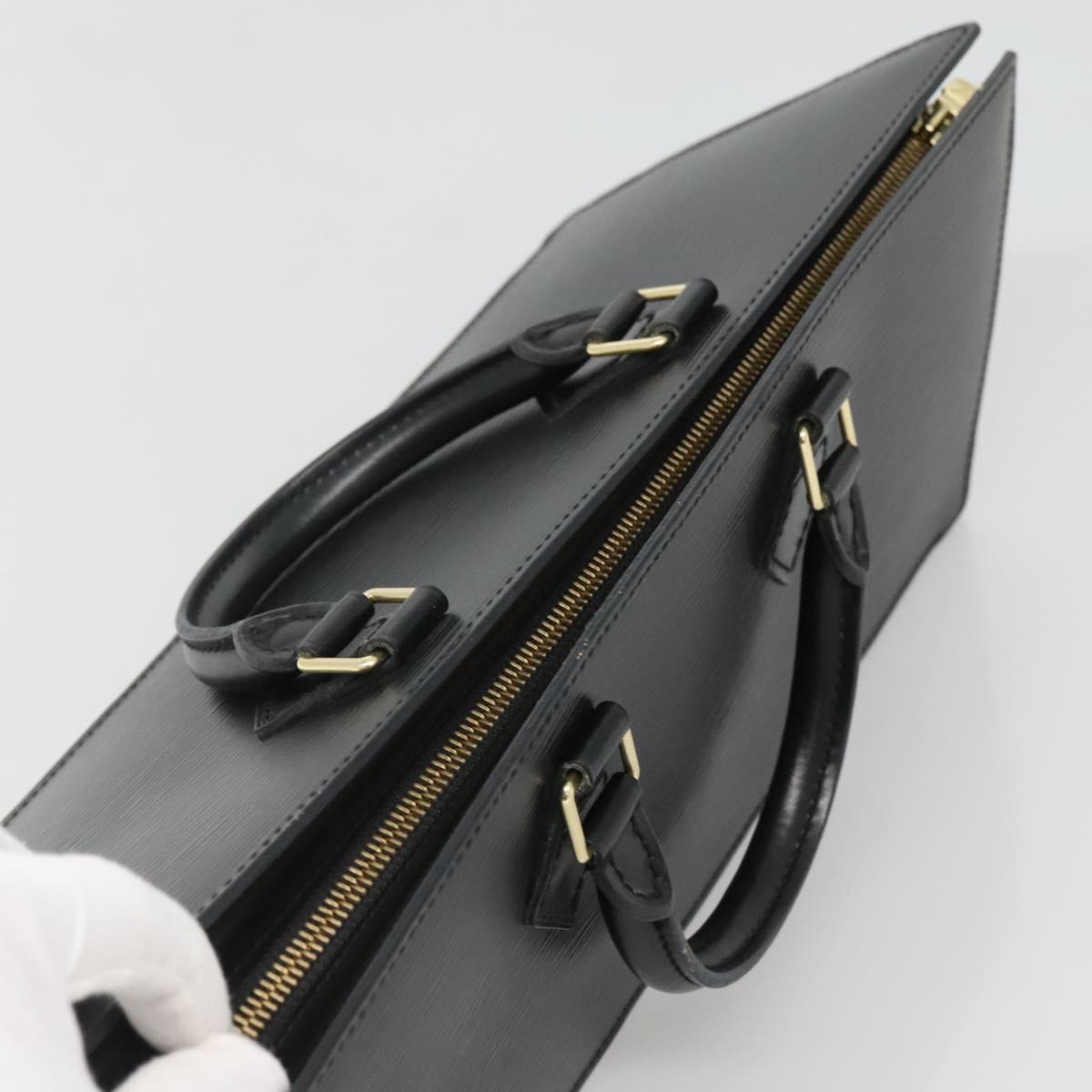 LOUIS VUITTON Epi Sac Triangle Hand Bag Black M52092 LV Auth ep9313