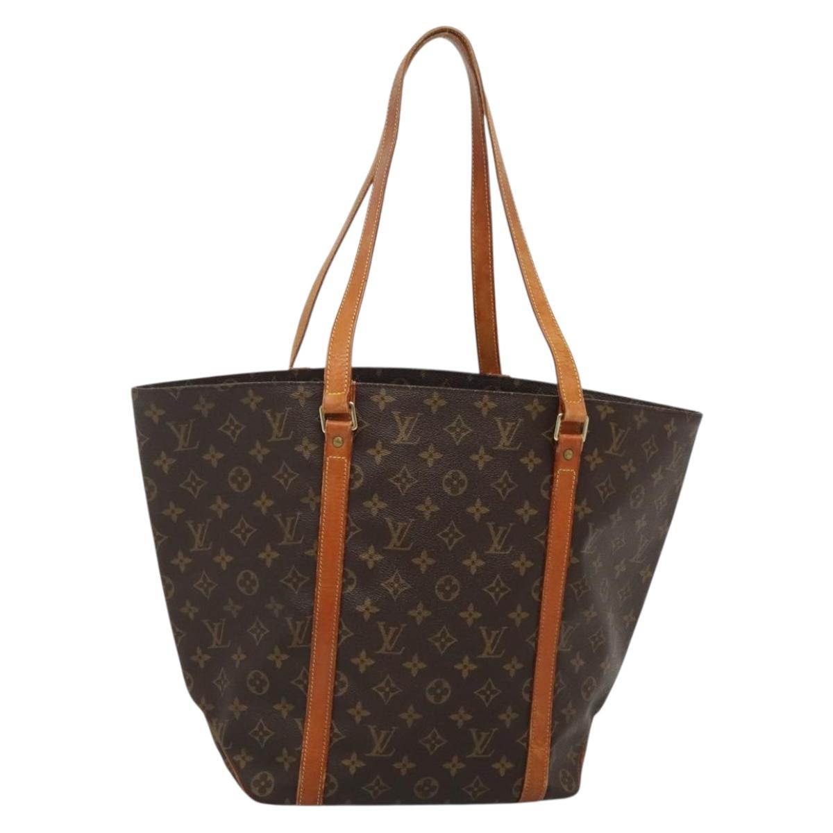 LOUIS VUITTON Monogram Sac Shopping Tote Bag M51108 LV Auth ep9320