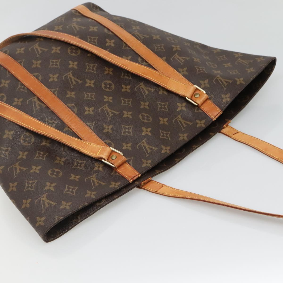 LOUIS VUITTON Monogram Sac Shopping Tote Bag M51108 LV Auth ep9320