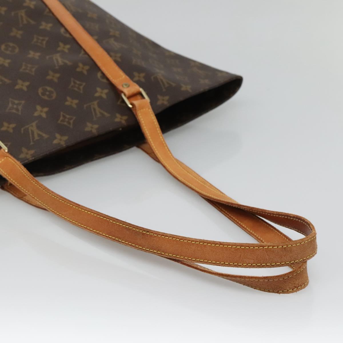 LOUIS VUITTON Monogram Sac Shopping Tote Bag M51108 LV Auth ep9320