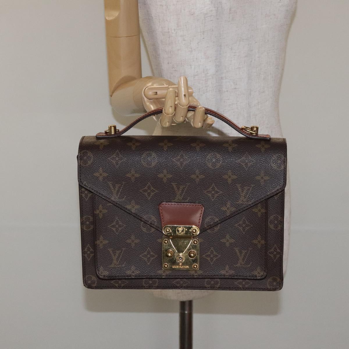 LOUIS VUITTON Monogram Monceau 26 Shoulder Bag M51187 LV Auth ep9323