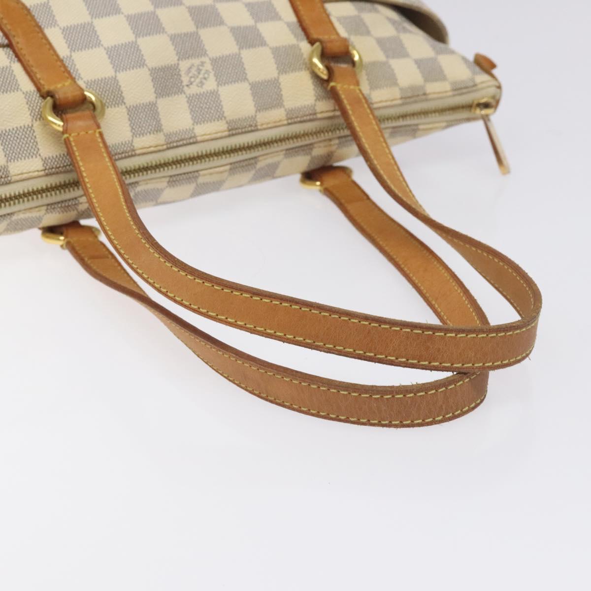 LOUIS VUITTON Damier Azur Totally PM Tote Bag N51261 LV Auth ep9329