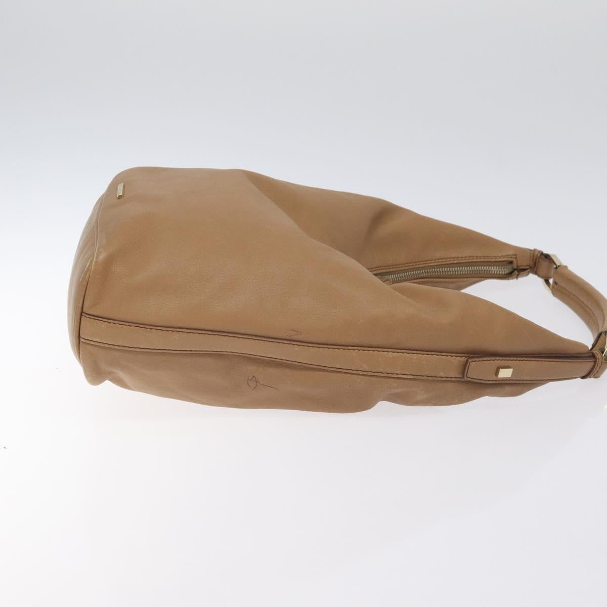 GUCCI Shoulder Bag Leather Brown Gold 001 4288 Auth ep9355