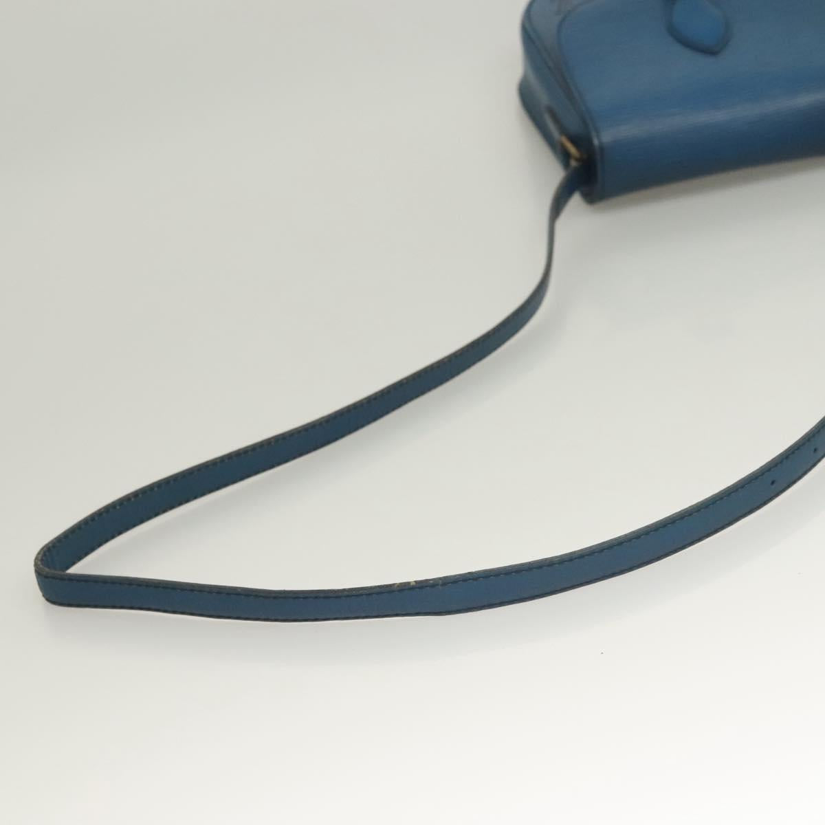 LOUIS VUITTON Epi Saint Cloud PM Shoulder Bag Blue M52195 LV Auth ep9356