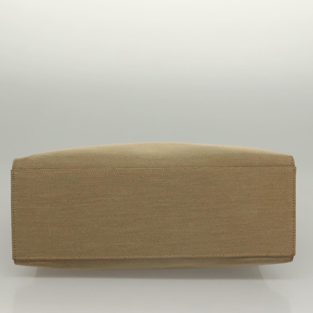 GUCCI Bamboo Hand Bag Canvas Beige 002 1010 2404 Auth ep9368