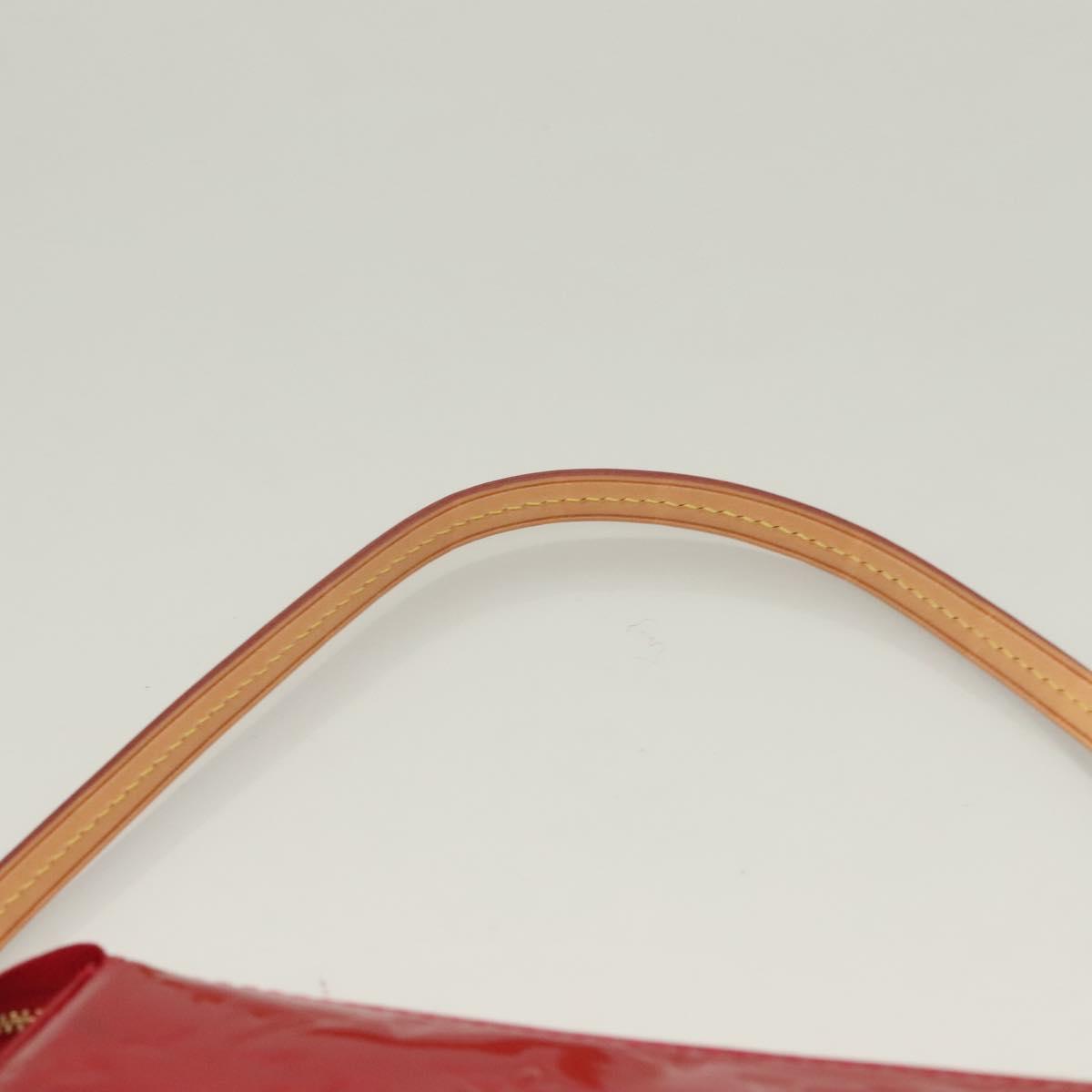 LOUIS VUITTON Vernis Pochette Accessoires Pomme D'amour M91577 LV Auth ep9386