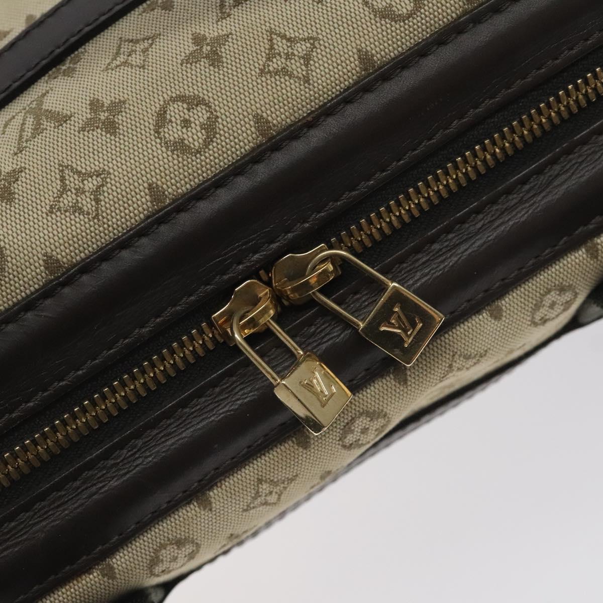 LOUIS VUITTON Monogram Mini Josephine PM Hand Bag Khaki M92215 LV Auth ep9387