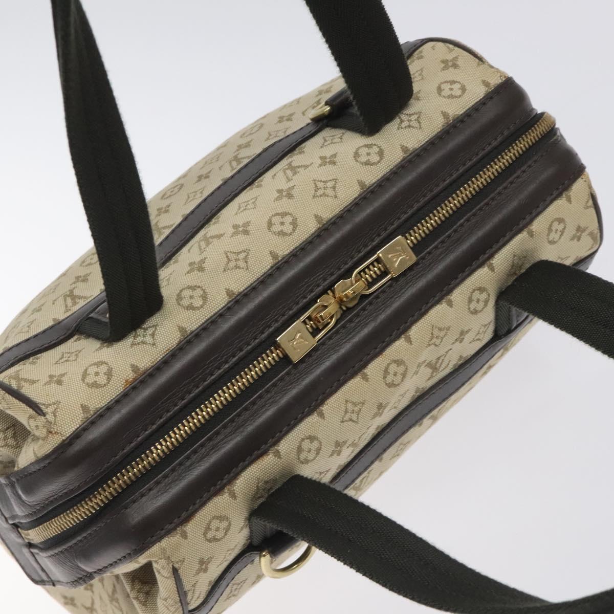 LOUIS VUITTON Monogram Mini Josephine PM Hand Bag Khaki M92215 LV Auth ep9387
