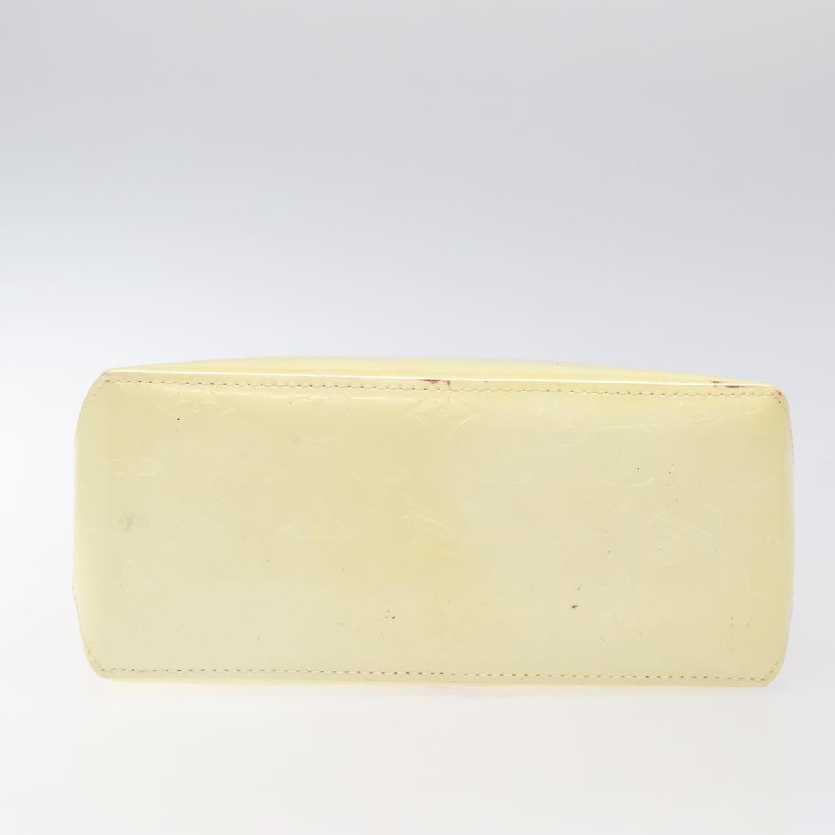 LOUIS VUITTON Monogram Vernis Reade PM Hand Bag Perle M91336 LV Auth ep9403