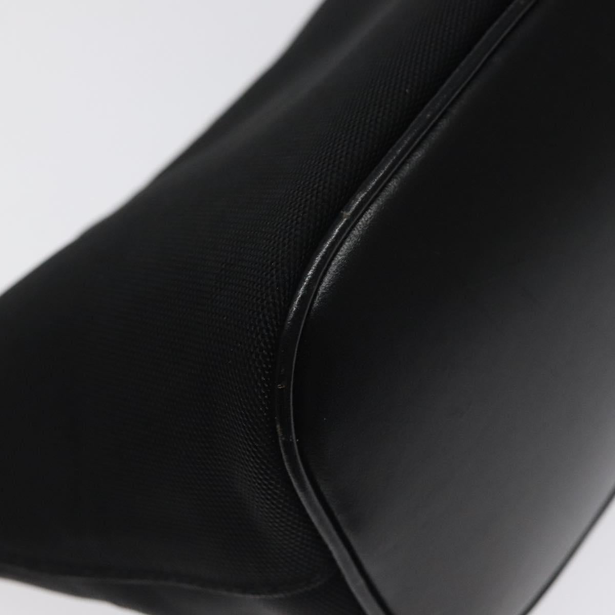 GUCCI Accessory Pouch Canvas Black Silver Auth ep9422
