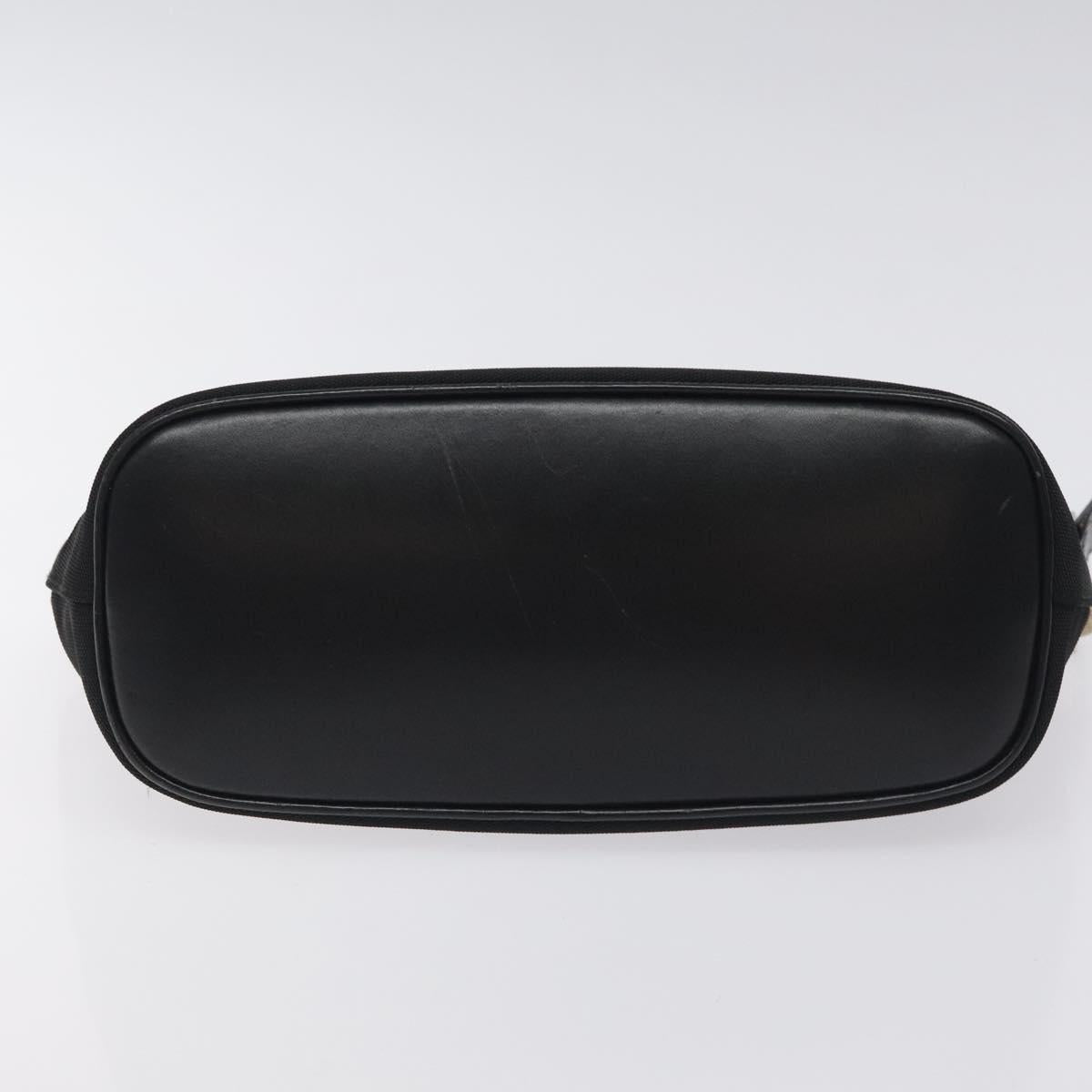 GUCCI Accessory Pouch Canvas Black Silver Auth ep9422
